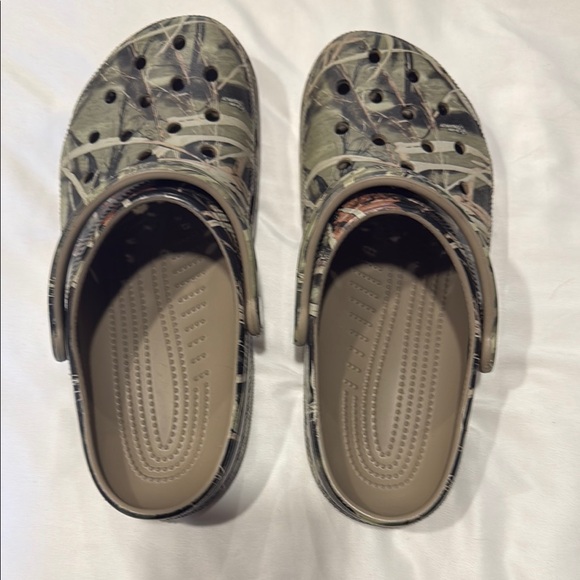 Camo Crocs Slip-On Shoes - Picture 1 of 2